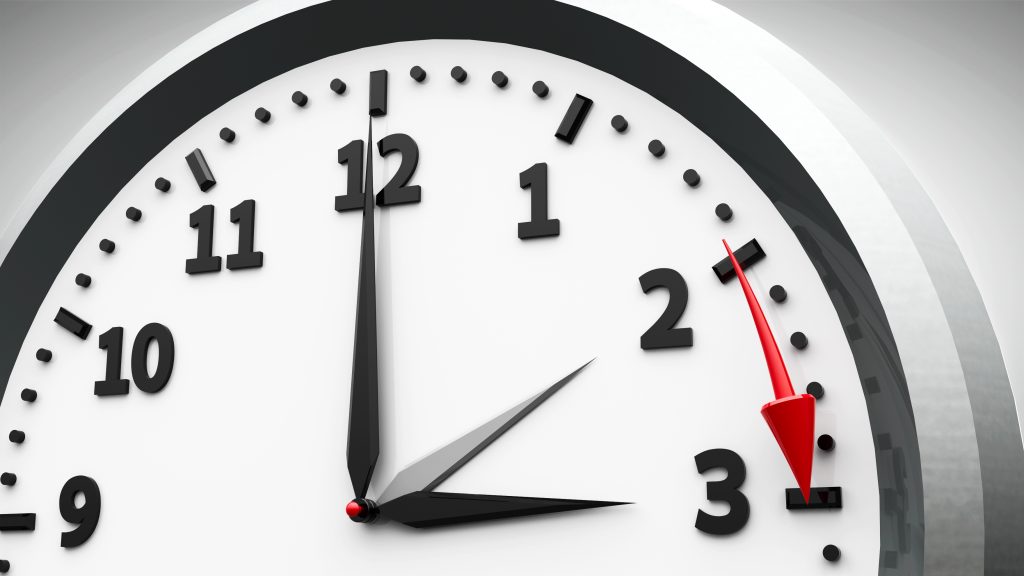 Horloge symbolisant le passage à l'heure d'été